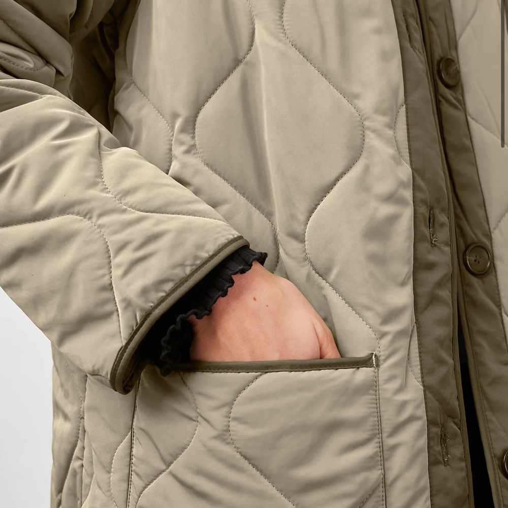 Rails Olive Quilted Puffer Jacket - Picture 4 of 10